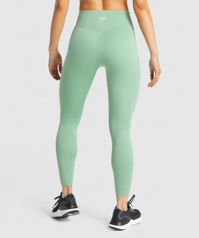 Women's Gymshark Training Leggings Light Green | CA 6N1A57